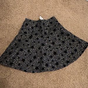 Black and silver skirt with stars